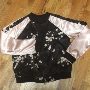 😻 CHELSEA28 Reversible SATIN Bomber Jacket 😻